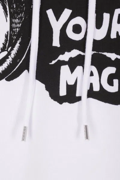 Dsquared2 Dsquared White Cotton Dsquared X Magliano Sweatshirt In White