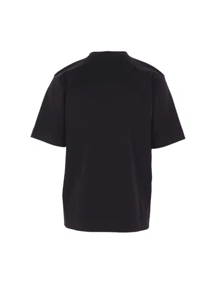 Fendi Black Cotton Jersey Oversized T-shirt