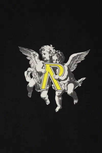 Represent Legacy Cherubs Cotton Graphic T-shirt In Black