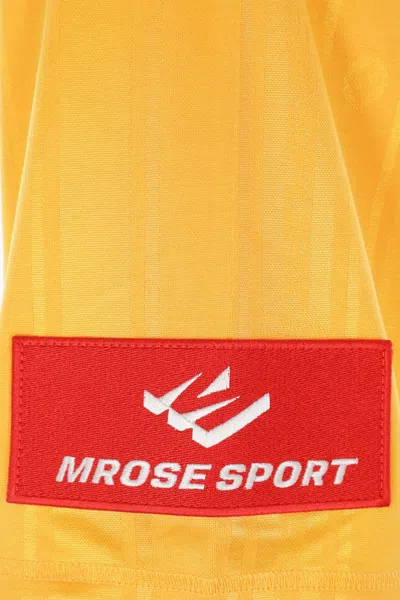 Martine Rose Yellow Printed Rugby T-shirt In Multi