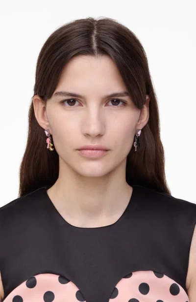 Marc Jacobs Dollhouse Charm Drop Earrings In Multi
