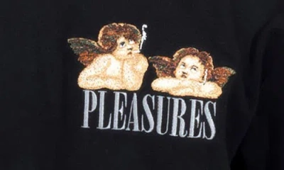 Pleasures Dynamic Oversize Crewneck T-shirt In Black