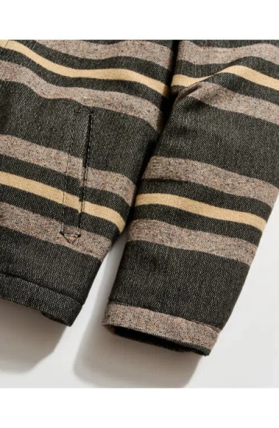 Billy Reid Heirloom Stripe Woodsman Jacket Asphalt Multi In Multi