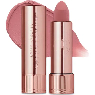 Anastasia Beverly Hills Full-pigment Matte & Satin Velvet Lipstick Peony 0.10 Oz/3 G In Pink