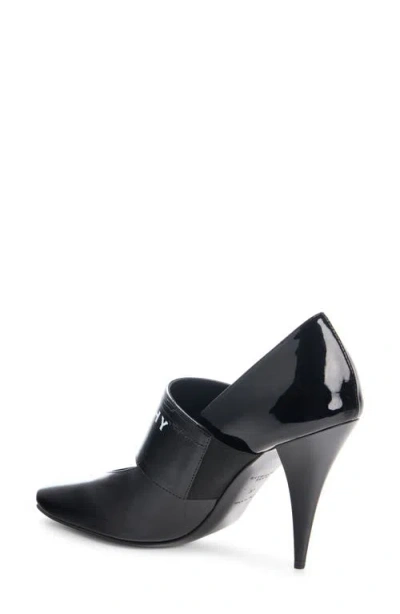 Givenchy Square Toe Patent Pumps In Black