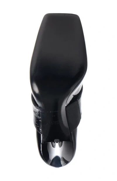 Givenchy Square Toe Patent Pumps In Black