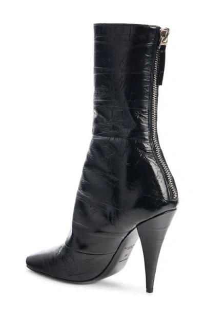 Givenchy Sliced Bootie In Black