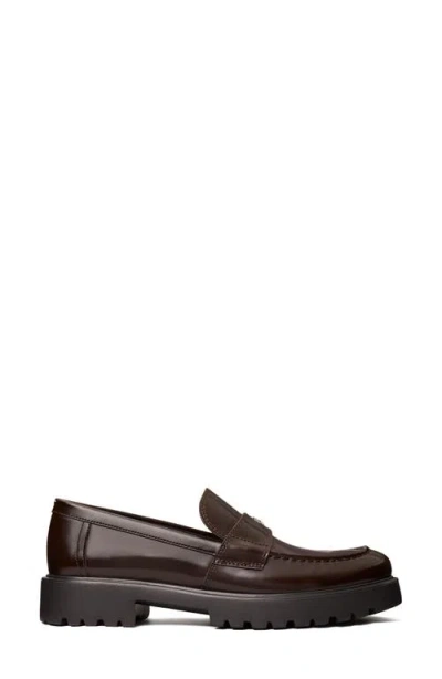Tory Burch Classic Platform Lug Sole Loafer In Brown