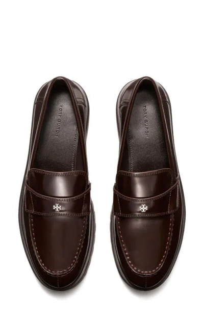Tory Burch Classic Platform Lug Sole Loafer In Brown