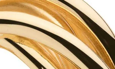 Demarson Sloane Crisscross Ring In Gold