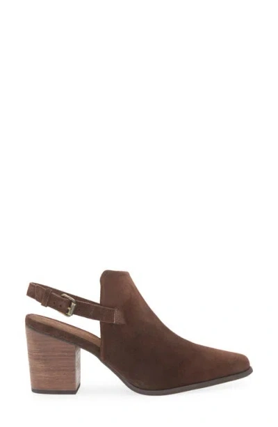 Chocolat Blu Evie Slingback Bootie In Brown