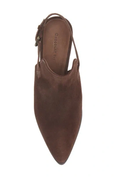 Chocolat Blu Evie Slingback Bootie In Brown