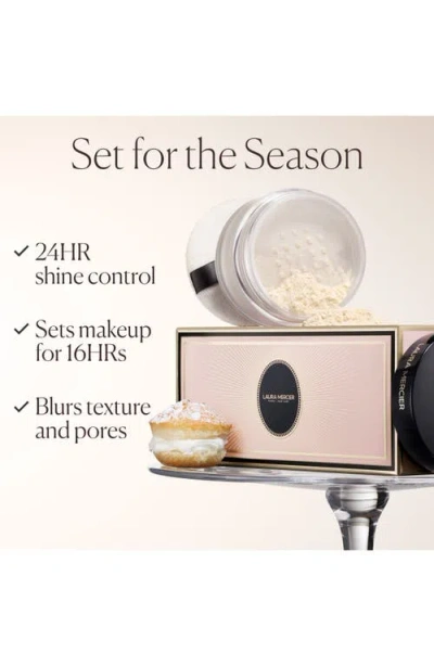 Laura Mercier Indulgent Icons Ultra-blur Translucent Loose Setting Powder And Puff Set 29g In Transparent