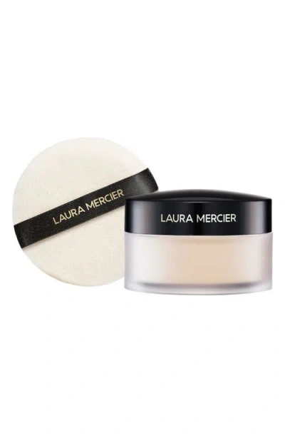 Laura Mercier Indulgent Icons Ultra-blur Translucent Loose Setting Powder And Puff Set 20g In Transparent
