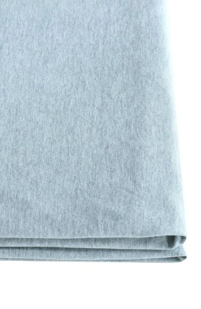 Calvin Klein Mélange Cotton Blend Jersey Sheet Set In Blue