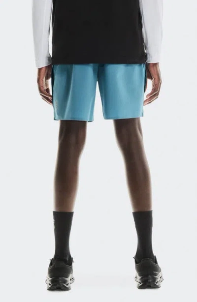 On Training Shorts In Blue