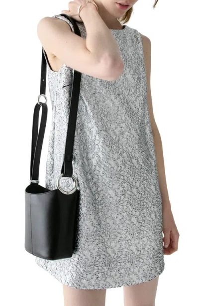 Kate Spade New York Mini Halo Fine Grain Leather Bucket Bag In Black