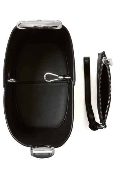 Kate Spade New York Mini Halo Fine Grain Leather Bucket Bag In Black