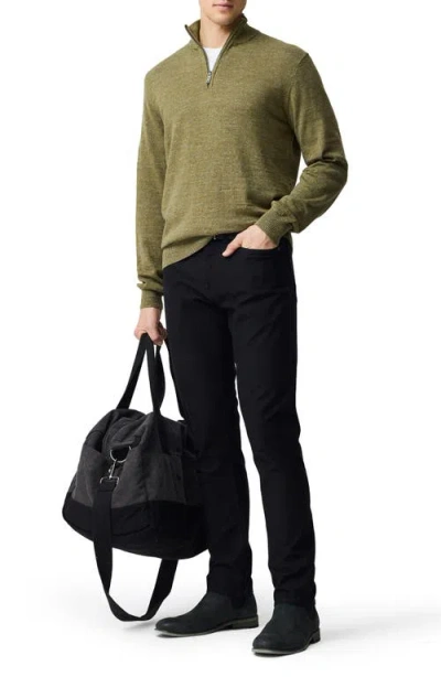 Rodd & Gunn Fortrose 1/4 Zip Knit In Green