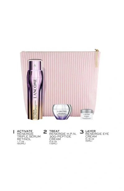 Lancôme Renergie C. R.x. Triple Serum Retinol Skincare Set ($218 Value) In Transparent