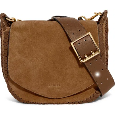 Aimee Kestenberg All For Love Leather Crossbody Bag In Brown