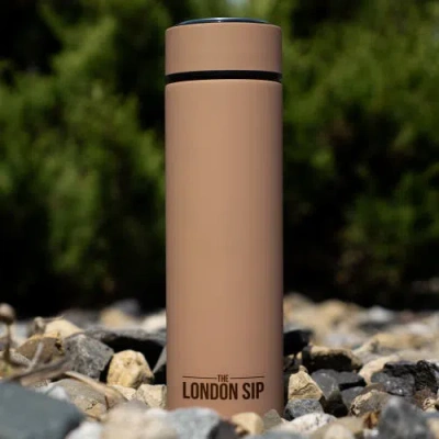 London Sip Infuser Bottle 16oz In Brown