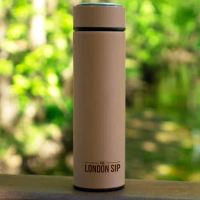 London Sip Infuser Bottle 16oz In Brown