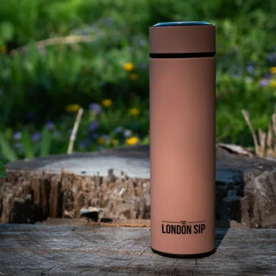 London Sip Infuser Bottle 16oz In Brown