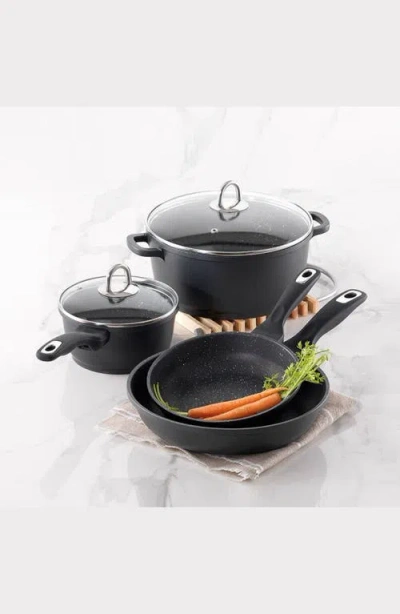Cuisine::pro ® Granite Cookware Set 6pc In Black