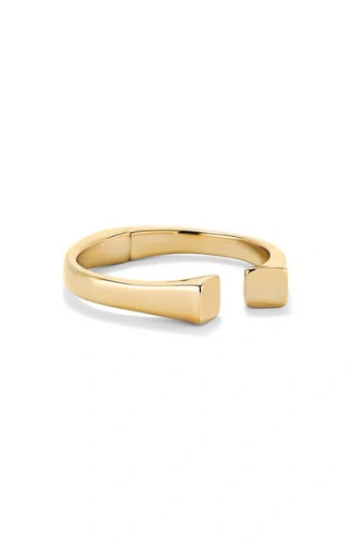 Unode50 Polished Block Cuff In Gold