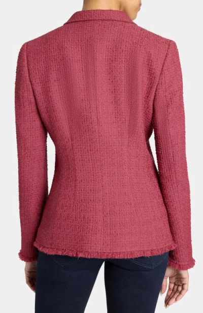 Santorelli Alaia Double-breasted Tweed Jacket In Brown