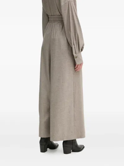 Drykorn Elastic-waist Trousers In Brown