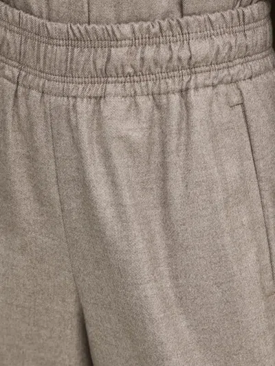 Drykorn Elastic-waist Trousers In Brown