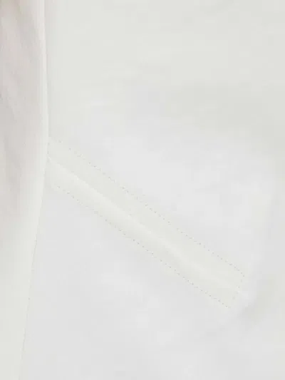 Drykorn Racer-back Cotton-blend Top In White