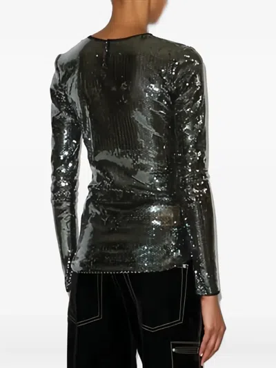 Isabel Marant Hilda Top In Gray