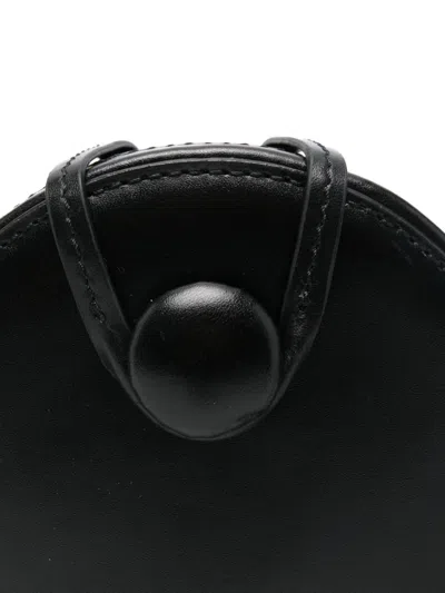 Isabel Marant Houna Tasseled Leather Shoulder Bag In Black