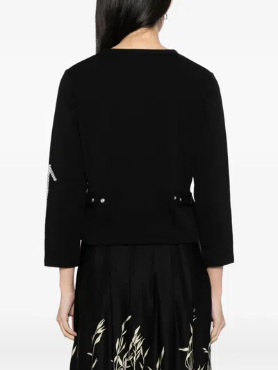 Agnès B. Arrow-print Top In Black