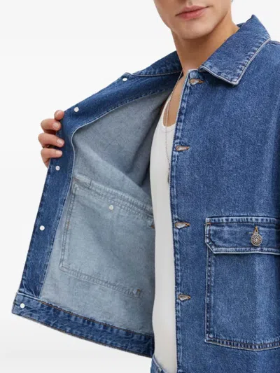 Desigual Denim Jacket In Blue