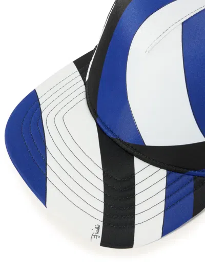 Pucci Iride-print Mesh Cap In Multi
