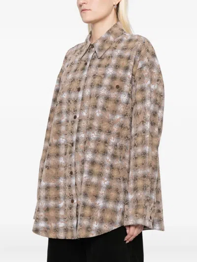 Jnby Printed Shirt Jacket In Multi