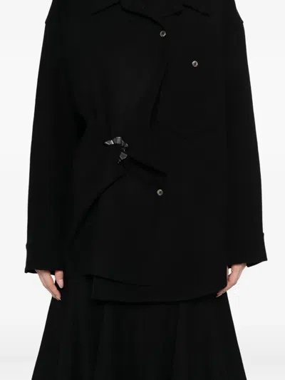 Jnby Wool Jacket In Black