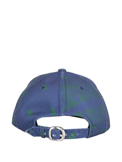 The World Is Yours Paisley-print Baseball Cap In Blue