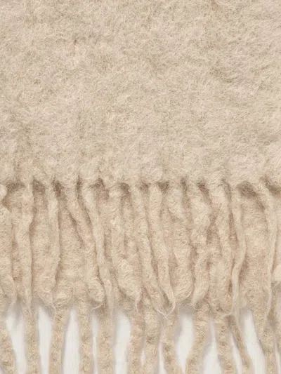 Day Birger Et Mikkelsen Fringed Wool-blend Scarf In Neutral