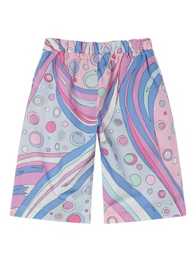 Pucci Junior Fontane Abstract-print Culottes In Multi