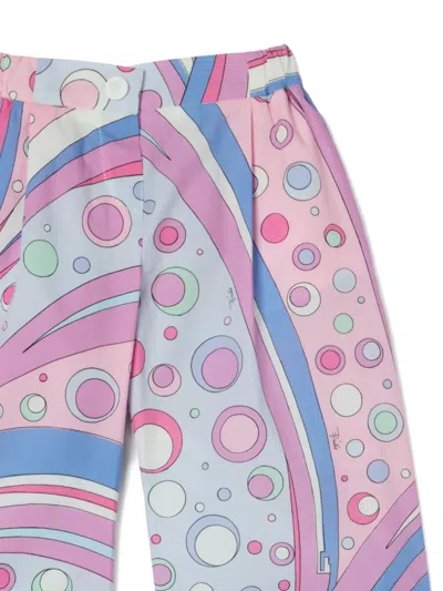 Pucci Junior Fontane Abstract-print Culottes In Multi