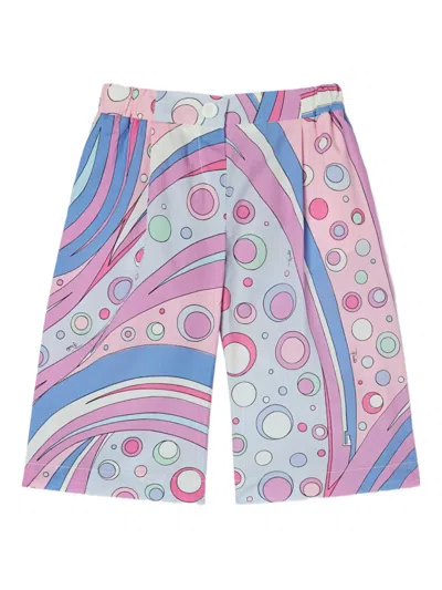Pucci Junior Fontane Abstract-print Culottes In Multi
