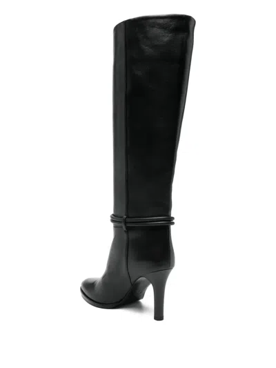 Isabel Marant Ieva Button Boots In Black