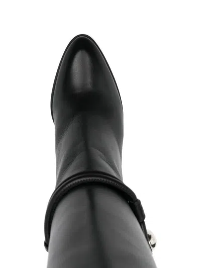 Isabel Marant Ieva Button Boots In Black