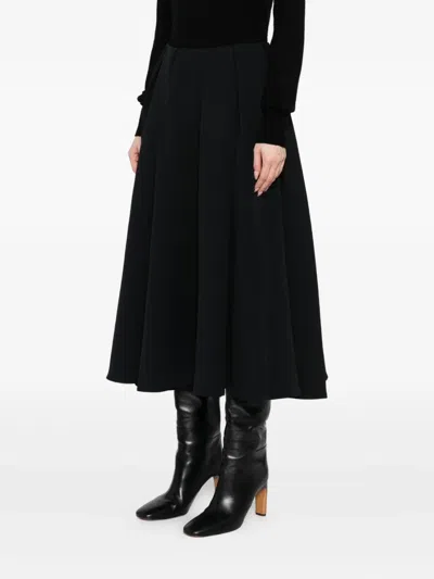 Jnby A-line Midi Skirt In Black