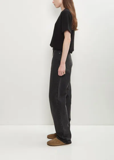 The Row Five-pocket Denim Trousers Featuring Belt Loops In Black